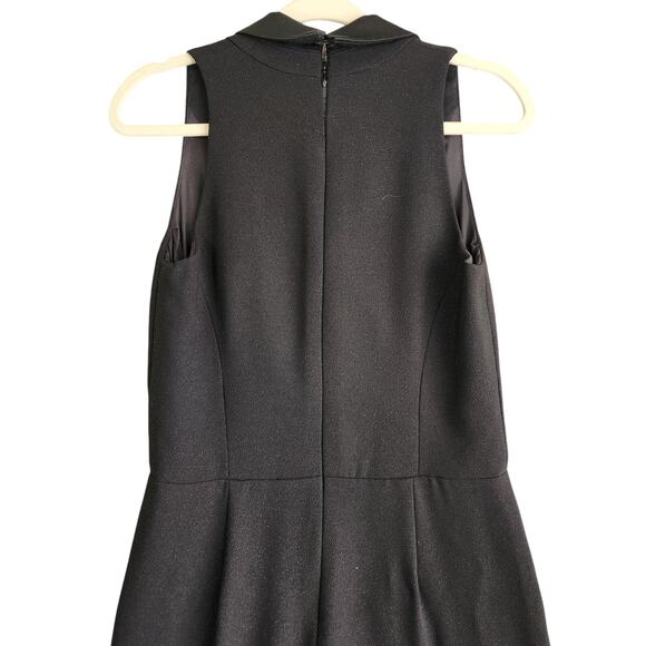 Trina Turk Womens Sleeveless Glitter Jumpsuit Size 4 Black Metallic Straight Leg - Picture 5 of 13